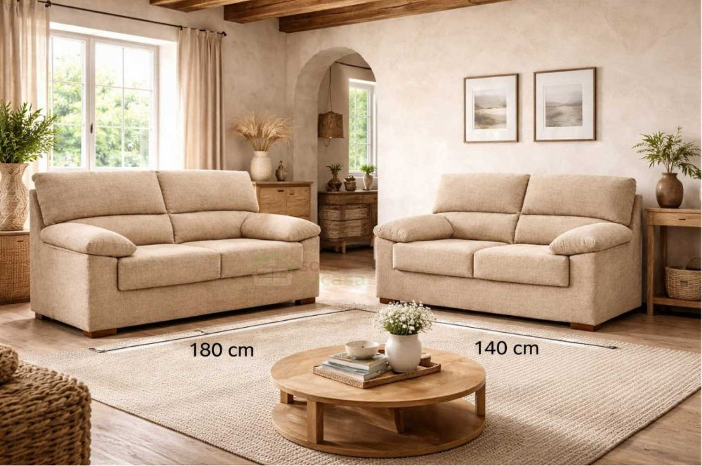 3+2 Modelo Turín Beige
