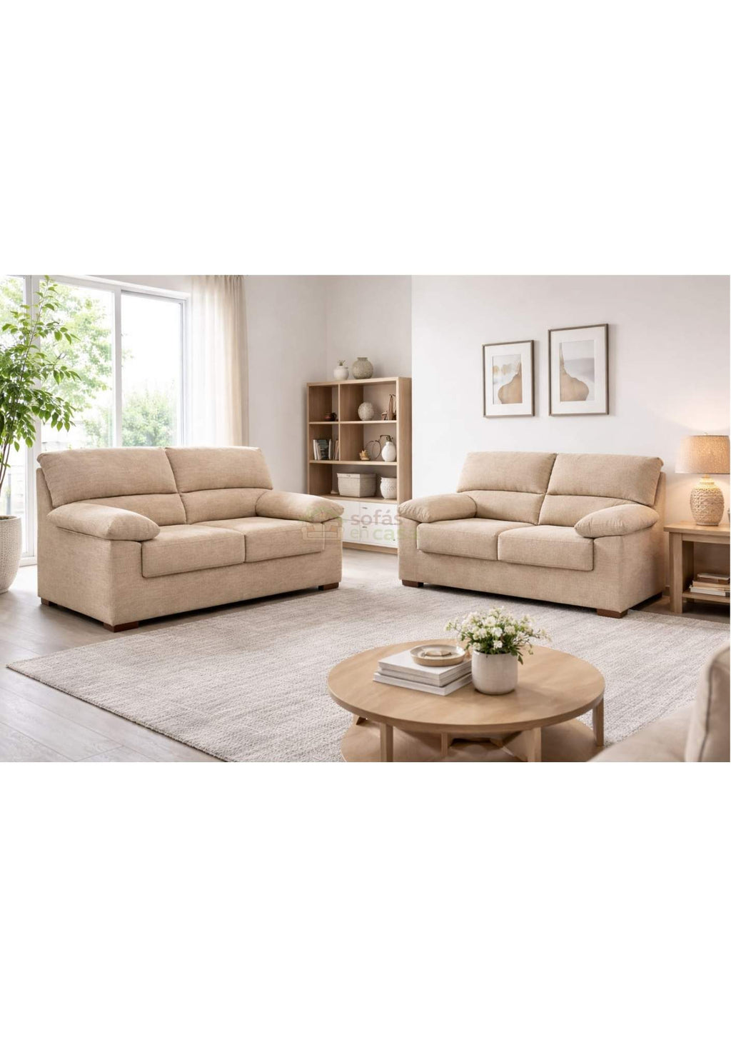 3+2 Modelo Turín Beige