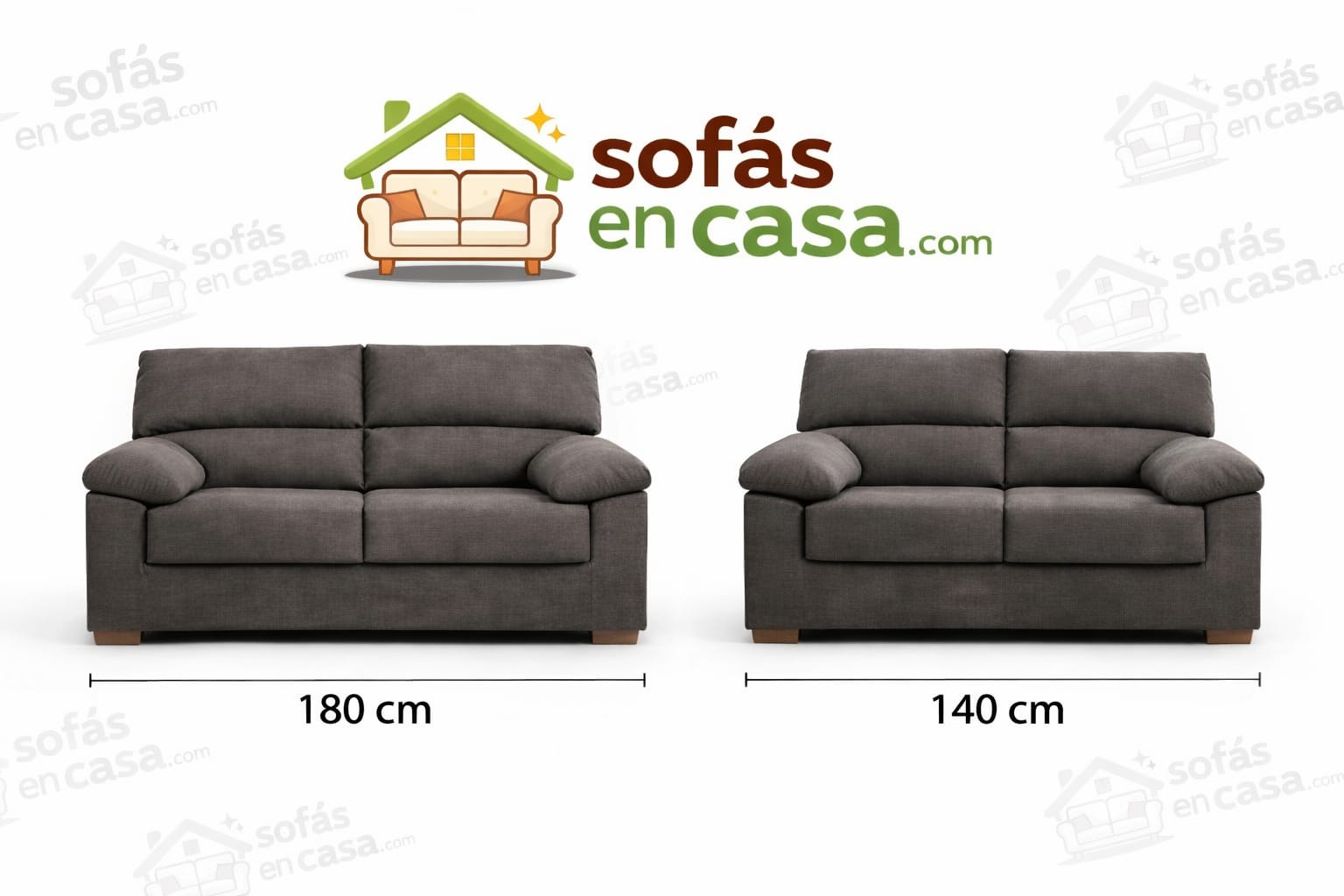 Sofás 3+2 Modelo Turín Marengo