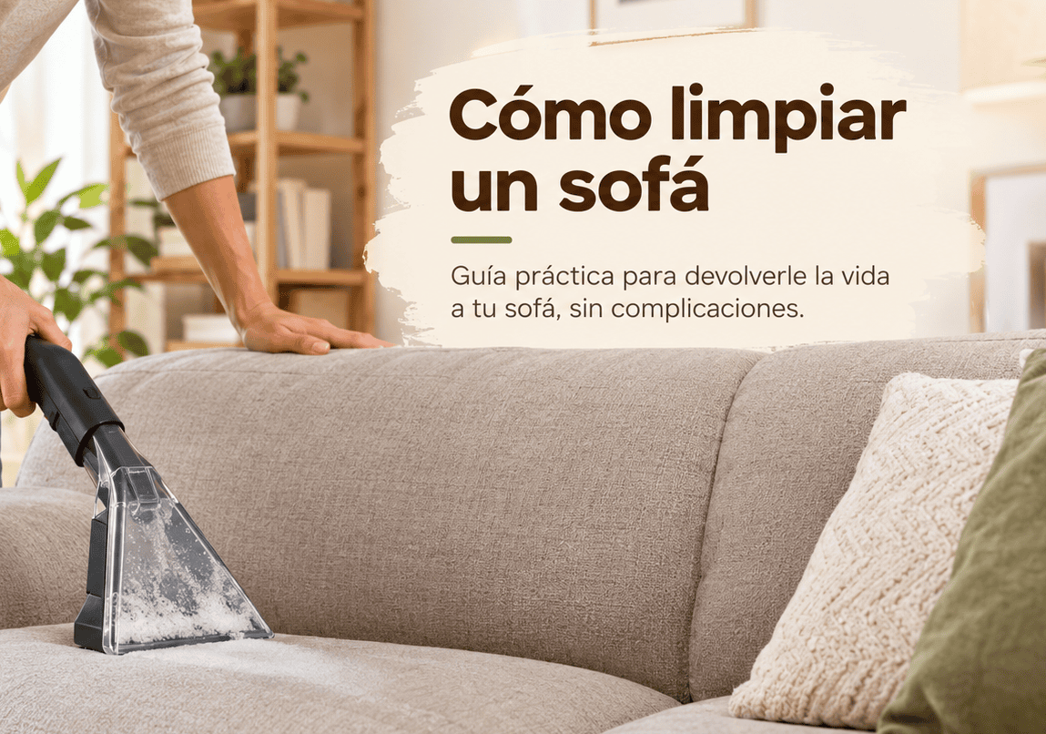 Cómo limpiar tu sofás